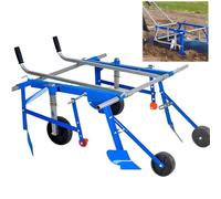 IXPIUZB Huerto Plastico MáQuina Maquinaria AgríCola,Manual Multifuncional Anchura Y Profundidad Ajustables,Plastico Agricola MáQuina Acolchado,Adecuada para De JardíN para Huerto