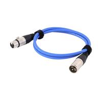IXRPVJM Cable de conexión de audio -Cables coloridos XLR macho a XLR hembra de 3 pines - Cable XLR balanceado for micrófono 0,3 M 1 M 2 M 3 M 5 M 8 M 10 M 15 M(Blue,8m)