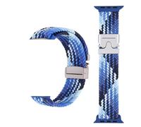 IXRPVJM Correa de paracaídas for reloj 3/2 49mm 46mm 42mm 45mm 41mm 44mm 40mm pulsera trenzada 11 10 9 8 7 6 5 4 3 SE(Blueberry,40 41mm(S11 10-42mm))