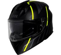 IXS 217 2.0, casco integral XL male Mate Negro/Gris/Amarillo Neón