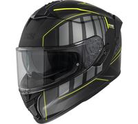 IXS 422 FG 2.1 Casco, negro-amarillo, tamaño S para Hombres