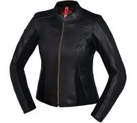 IXS Aberdeen Chaqueta de cuero para motocicleta para damas, negro, tamaño 40 para Mujer