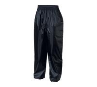 IXS Crazy Evo Pantalones de lluvia, negro, tamaño 2XS para Hombres