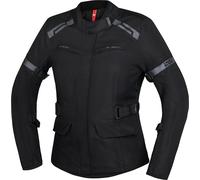 IXS Evans-ST 2.0 Chaqueta textil impermeable para mujer, negro, tamaño S