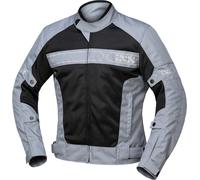 IXS Evo-Air Chaqueta textil de motocicleta, negro-gris, tamaño L para Hombres