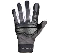IXS Evo-Air Guantes de motocicleta para damas, negro-gris-blanco, tamaño S para Mujer