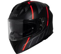 IXS iXS217 2.0 Casco, negro-rojo, tamaño M para Hombres