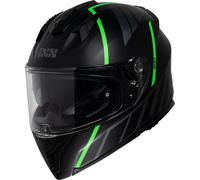 IXS iXS217 2.0 Casco, negro-verde, tamaño XS para Hombres