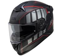 IXS iXS422 FG 2.16 SV Casco, negro-rojo, tamaño L para Hombres