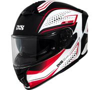 IXS iXS422 FG 2.2 Casco, blanco-rojo, tamaño L para Hombres