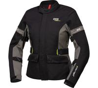 IXS Laminat ST-Plus Chaqueta textil de la motocicleta de las señoras, negro/gris, Talla XL