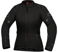 IXS Lane-ST+ Chaqueta textil de moto para mujer, negro, tamaño S