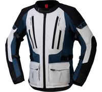 IXS Lennik-ST Chaqueta textil para motocicleta, negro-gris-azul, tamaño 2XL para Hombres