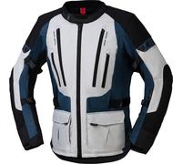 IXS Lennik-ST, chaqueta textil impermeable 3XL male Gris Claro/Azul/Negro