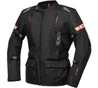 IXS Lorin-ST Chaqueta textil de motocicleta, negro-rojo, tamaño 2XL para Hombres