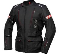 IXS Lorin-ST Chaqueta textil de motocicleta, negro-rojo, tamaño 4XL para Hombres