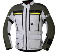 IXS Montevideo-Air 3.0, chaqueta textil L male Gris Claro/Verde Oscuro