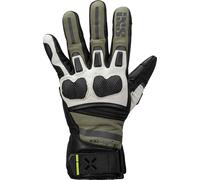 IXS Montevideo Short-ST Guantes impermeables para motocicletas, verde, tamaño 3XL para Hombres
