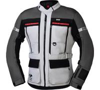IXS Montevideo-ST 3.0 chaqueta textil impermeable para motocicletas, negro-gris, tamaño L