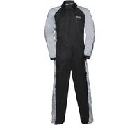 IXS Orca Reflex One Piece Rainsuit, negro/plata, Talla XS
