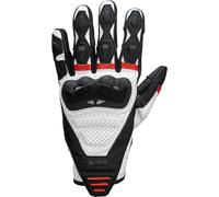 IXS Rapid 1.0 Guantes de moto perforados, negro-blanco-rojo, tamaño M para Hombres