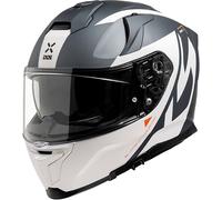 IXS Rapid 2.0 Graphic, casco integral XXL female Mate Blanco/Gris