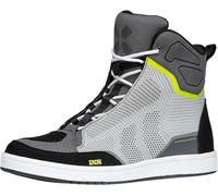 IXS Rapid-Air 1.0 Zapatos de moto, gris-amarillo, tamaño 43 para Hombres