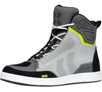 IXS Rapid-Air 1.0 Zapatos de moto, gris-amarillo, tamaño 45 para Hombres