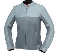IXS Rapid-BigAir 1.0 Chaqueta textil para moto para mujeres, azul/gris, Talla L