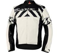 IXS Rapid-STX 2.1 Chaqueta Textil de Motocicleta Impermeable, Gris claro/negro, Talla XS