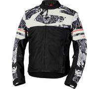 IXS Rapid-STX 2.1 Chaqueta Textil de Motocicleta Impermeable, negro-gris, tamaño M para Hombres