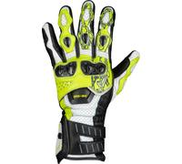 IXS RS-200 3.0 Guantes, negro-blanco-amarillo, tamaño L