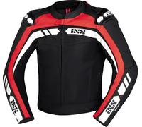 IXS RS-500 1.0, chaqueta de cuero/textil 54 male Negro/Rojo/Blanco