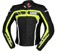IXS RS-600 1.0, chaqueta de cuero 50 male Negro/Amarillo/Blanco