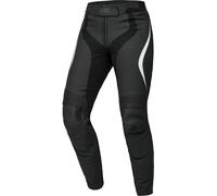 IXS RS-600 1.0, pantalones de cuero mujer 38 female Negro/Blanco
