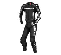 IXS Sport RS-800 1.0 Traje de cuero de motocicleta de dos piezas, negro-gris-blanco, tamaño 2XL para Hombres