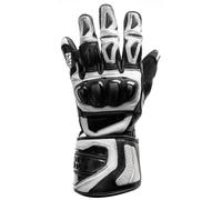 IXS Sport RS-300 2.0 Guantes de motocicleta, negro-blanco, tamaño M para Hombres