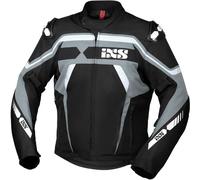 IXS Sport RS-700-ST Chaqueta textil para motocicletas, negro-gris-blanco, tamaño S para Hombres