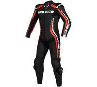 Mono de cuero IXS RS-800 Negro-Rojo-Blanco 52