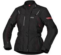 IXS Tour Liz-ST Chaqueta textil para motocicletas de señoras, negro/rojo, Talla XXL