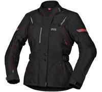 IXS Tour Liz-ST Chaqueta textil para motocicletas de señoras, negro-rojo, tamaño L para Mujer