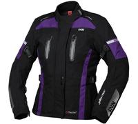 IXS Tour Pacora-ST Chaqueta textil para motocicletas de señoras, negro-lila, tamaño S para Mujer