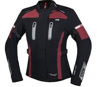 IXS Tour Pacora-ST Chaqueta textil para motocicletas de señoras, negro-rojo, tamaño 3XL para Mujer