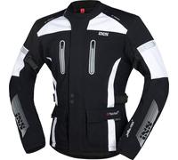 IXS Tour Pacora-ST Chaqueta textil para motocicletas, negro-blanco, tamaño 4XL para Hombres
