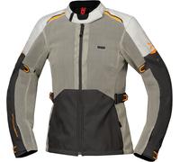 IXS Tourster-Big Air 1.0 Mesh Chaqueta textil de moto para mujer, gris-beige, tamaño L