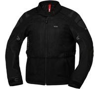 IXS Tourster-Big Air 1.0 Mesh Chaqueta Textil Moto, negro, Talla 4XL