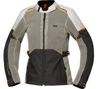 IXS Tourster-Big Air 1.0 Mesh Chaqueta textil de moto para mujer, gris-beige, tamaño S