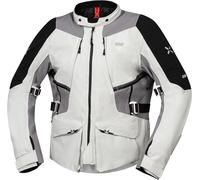 IXS Tourster-STX 1.0 Chaqueta textil de moto impermeable, gris, tamaño L para Hombres