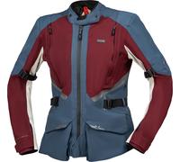 IXS Tourster-STX 1.0 Chaqueta textil impermeable para mujer, Azul/Blanco/Rojo, Talla XS