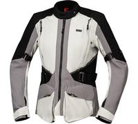 IXS Tourster-STX 1.0 Chaqueta textil impermeable para mujer, gris, tamaño 5XL